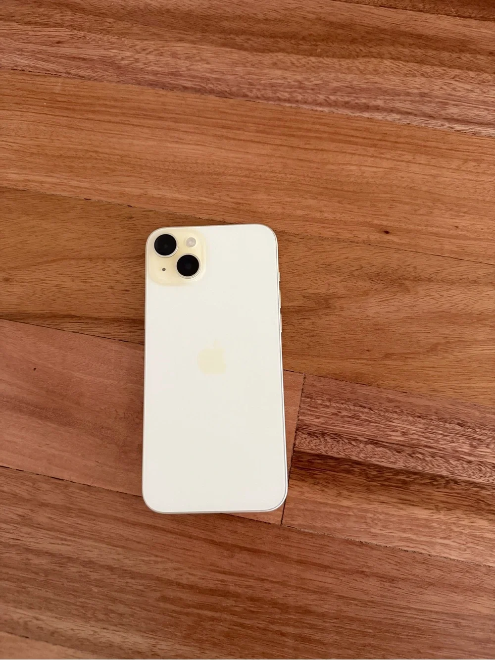 Apple iPhone with Black Frame and Multicolor Gradient Screen